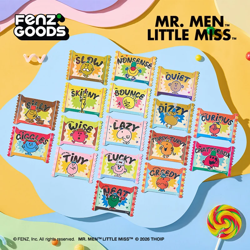 MR MEN LITTLE MISS - Rainbow Candy Series Blind Box - Polaroid