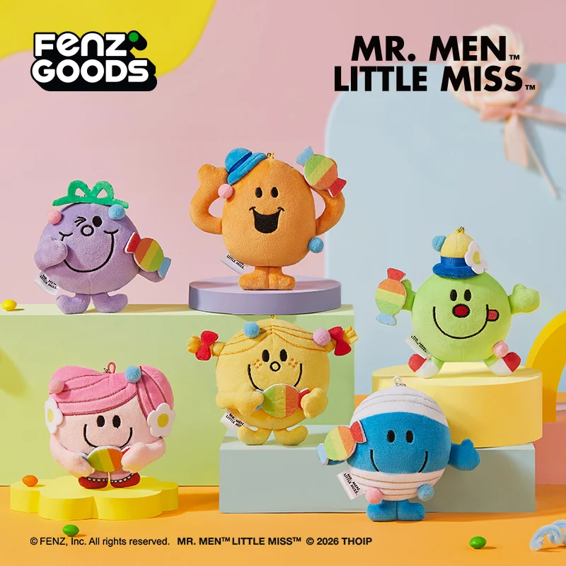 MR MEN LITTLE MISS - Rainbow Candy Series Blind Box - Special Edition Plush