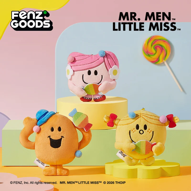 MR MEN LITTLE MISS - Rainbow Candy Series Blind Box - Special Edition Plush