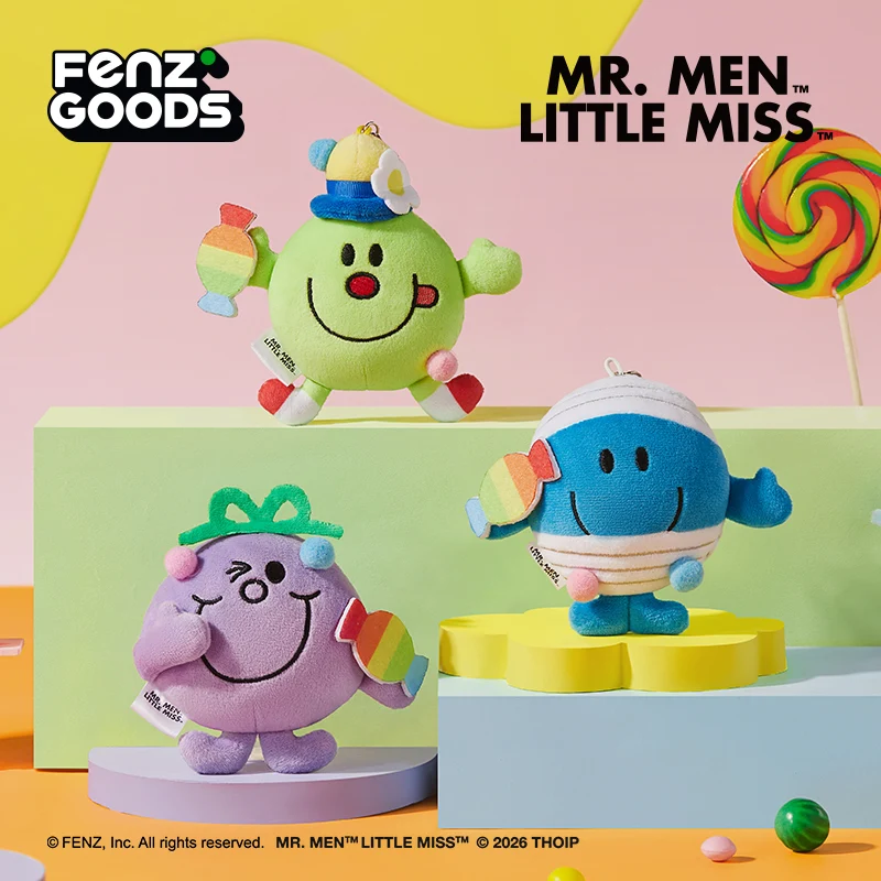 MR MEN LITTLE MISS - Rainbow Candy Series Blind Box - Special Edition Plush