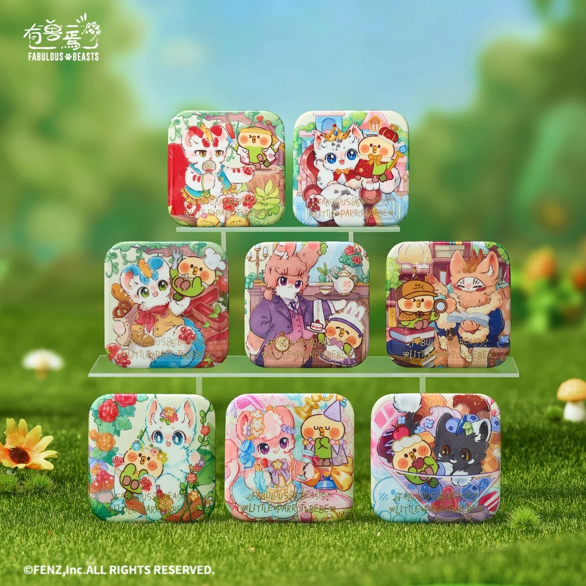 FABULOUS BEASTS × Parrot BEBE Blind Box - Badge