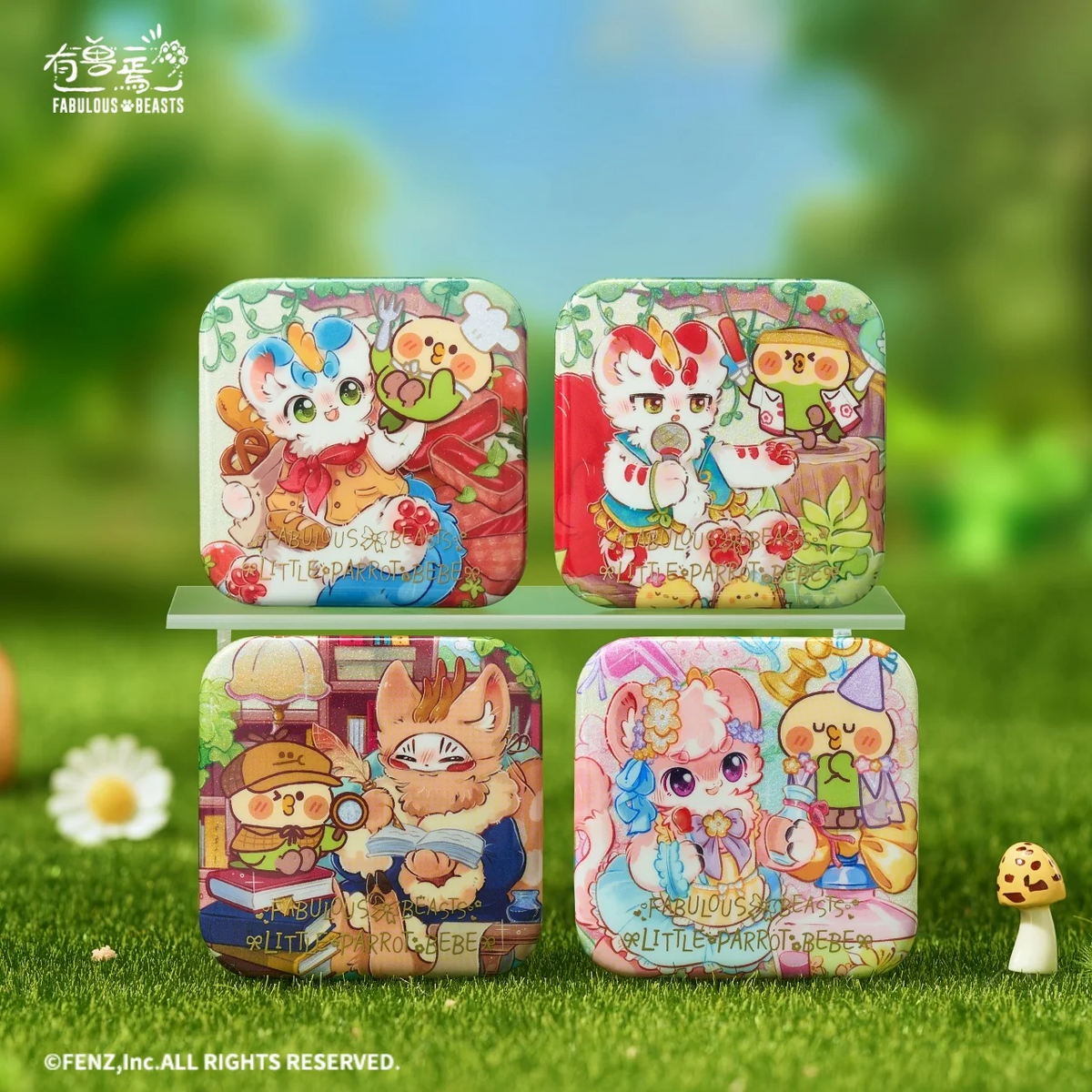 FABULOUS BEASTS × Parrot BEBE Blind Box - Badge