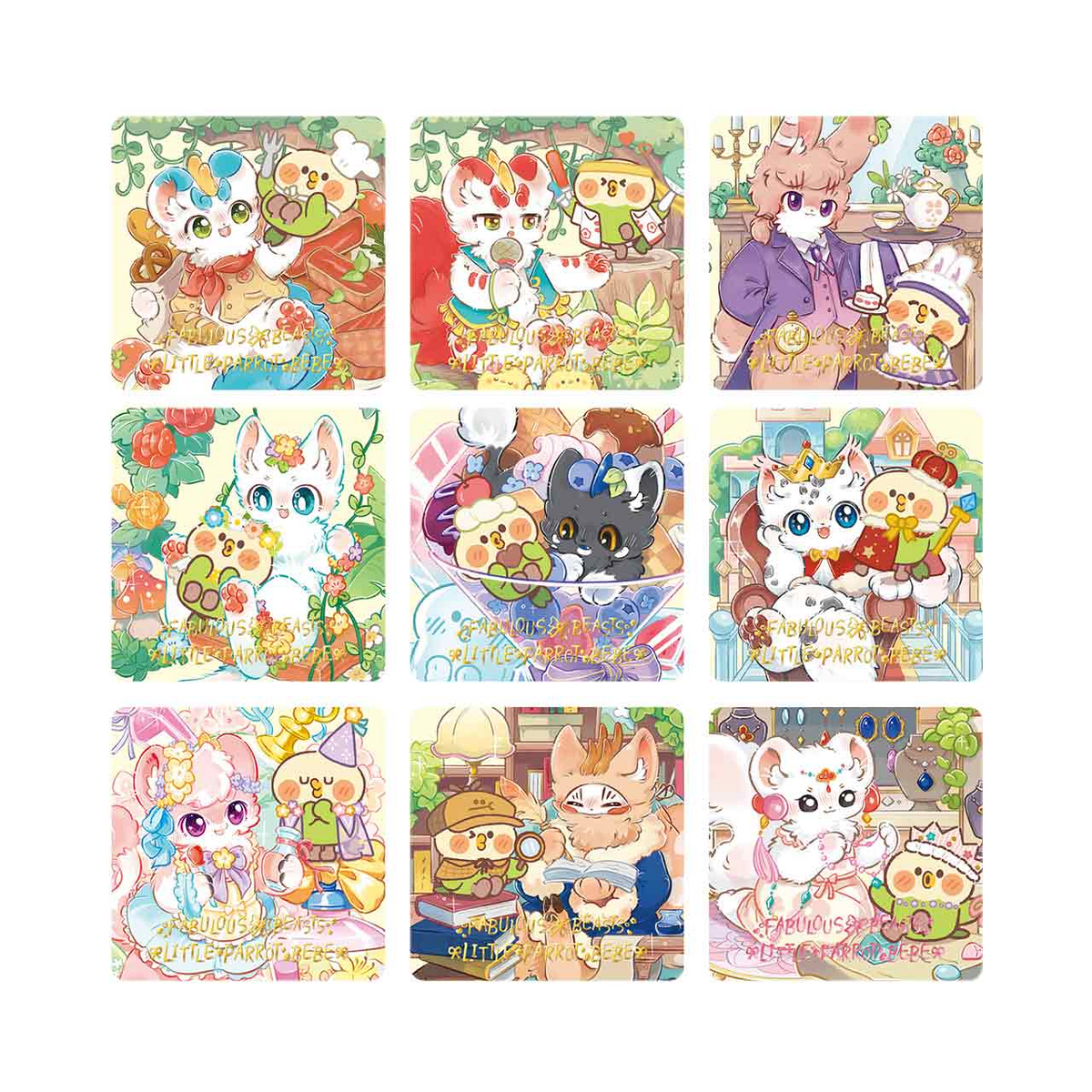 FABULOUS BEASTS × Parrot BEBE Blind Box - Badge