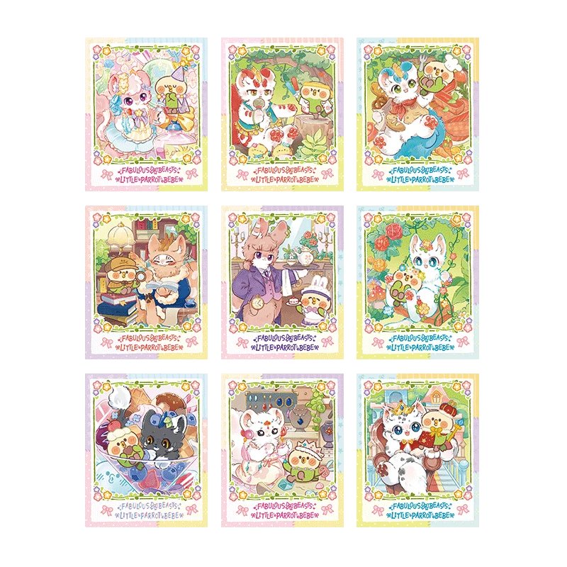 FABULOUS BEASTS × Parrot BEBE Blind Box - Instant Photo-Style Trading Cards