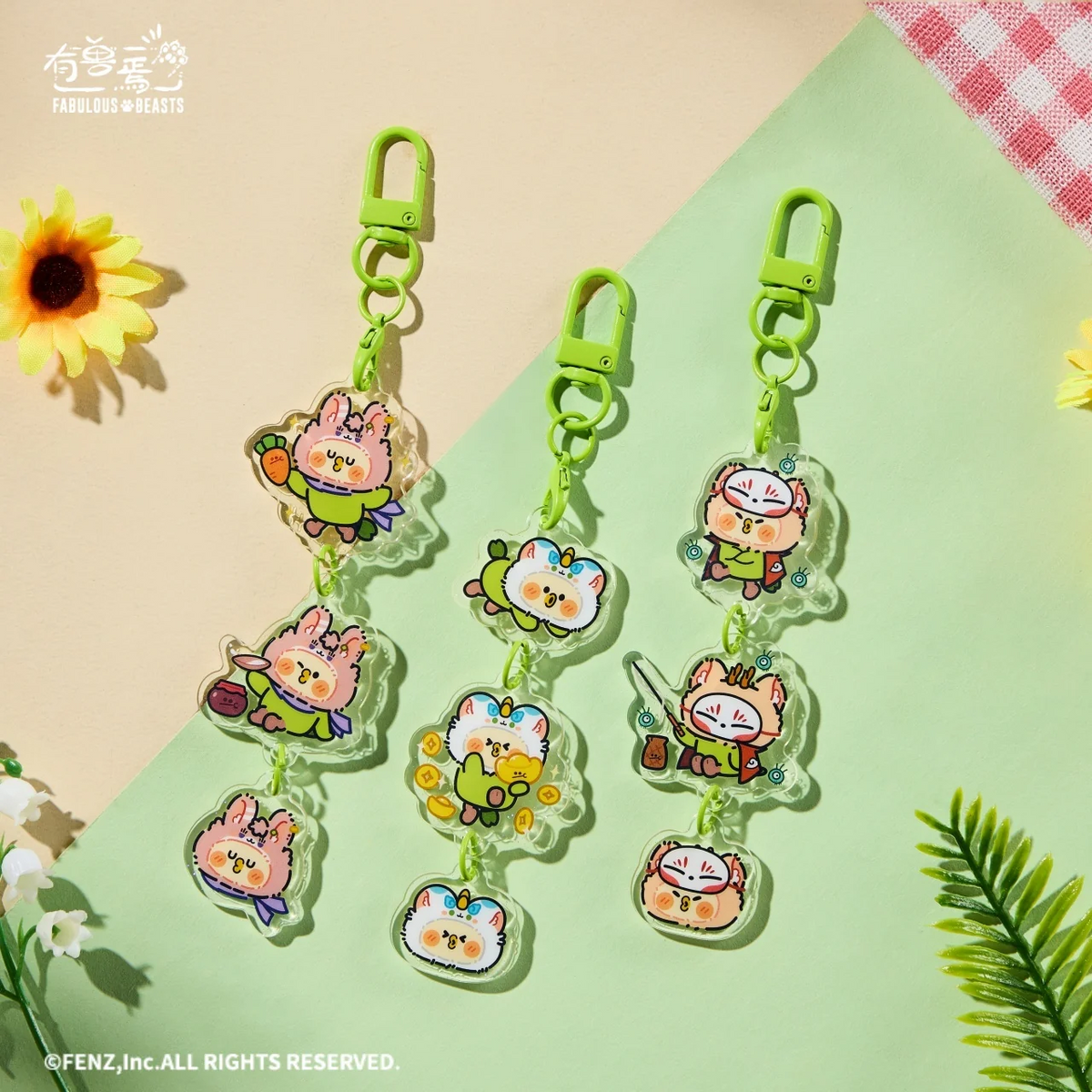 FABULOUS BEASTS × Parrot BEBE Blind Box - Acrylic Charm