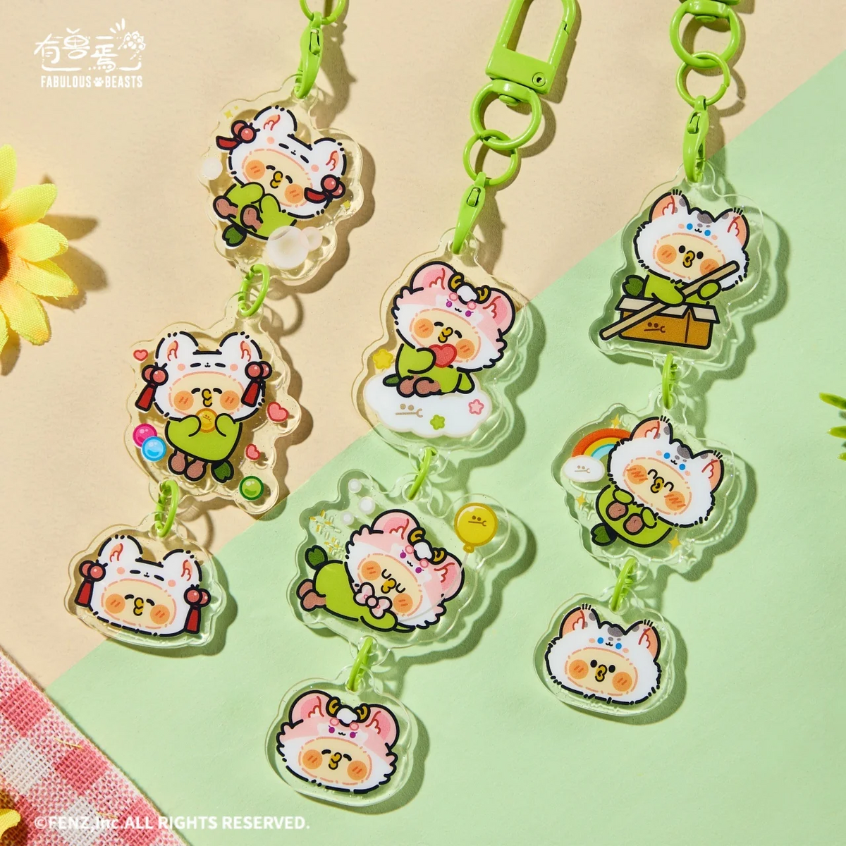 FABULOUS BEASTS × Parrot BEBE Blind Box - Acrylic Charm