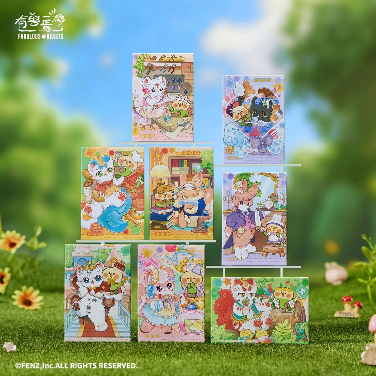 FABULOUS BEASTS × Parrot BEBE Blind Box - Fridge Magnet