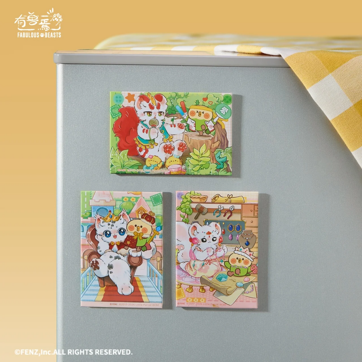 FABULOUS BEASTS × Parrot BEBE Blind Box - Fridge Magnet