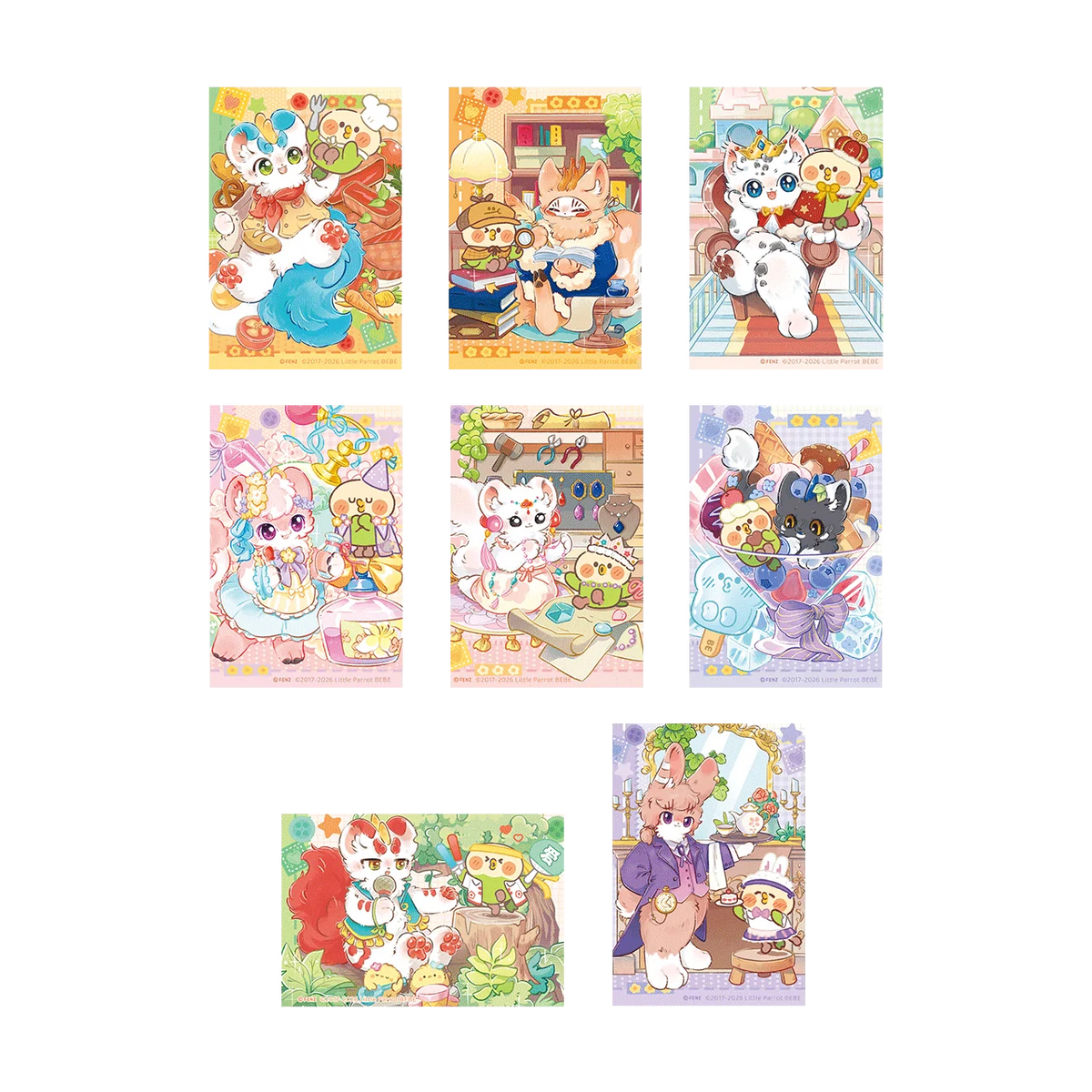 FABULOUS BEASTS × Parrot BEBE Blind Box - Fridge Magnet