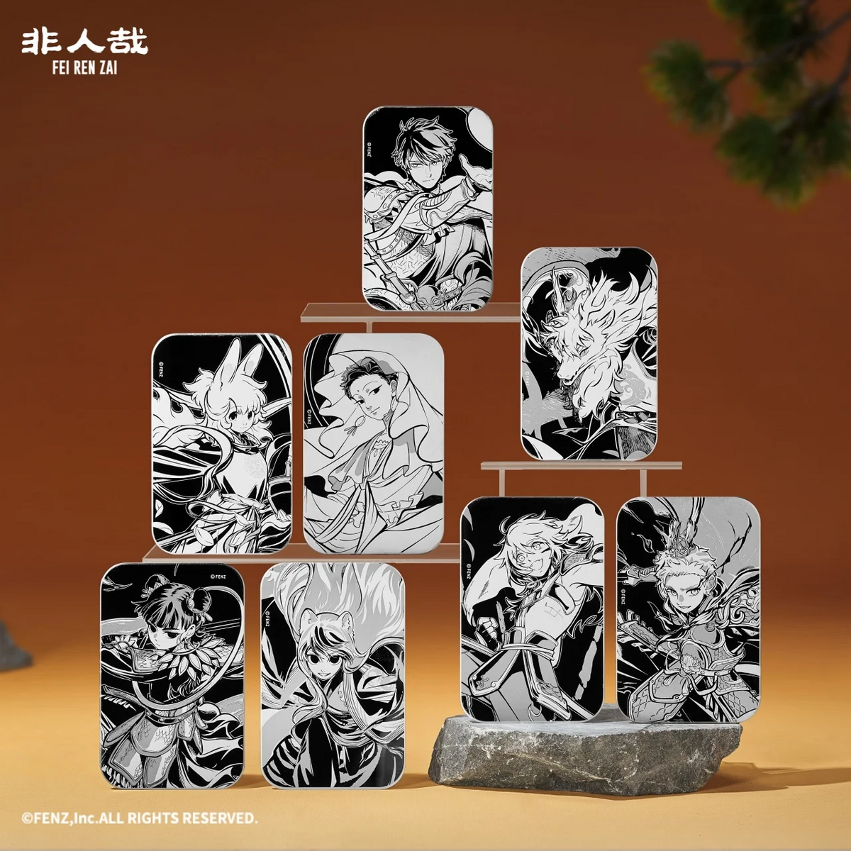 FEI REN ZAI Brush &amp; Artistry Series Blind Box - Metal Badge