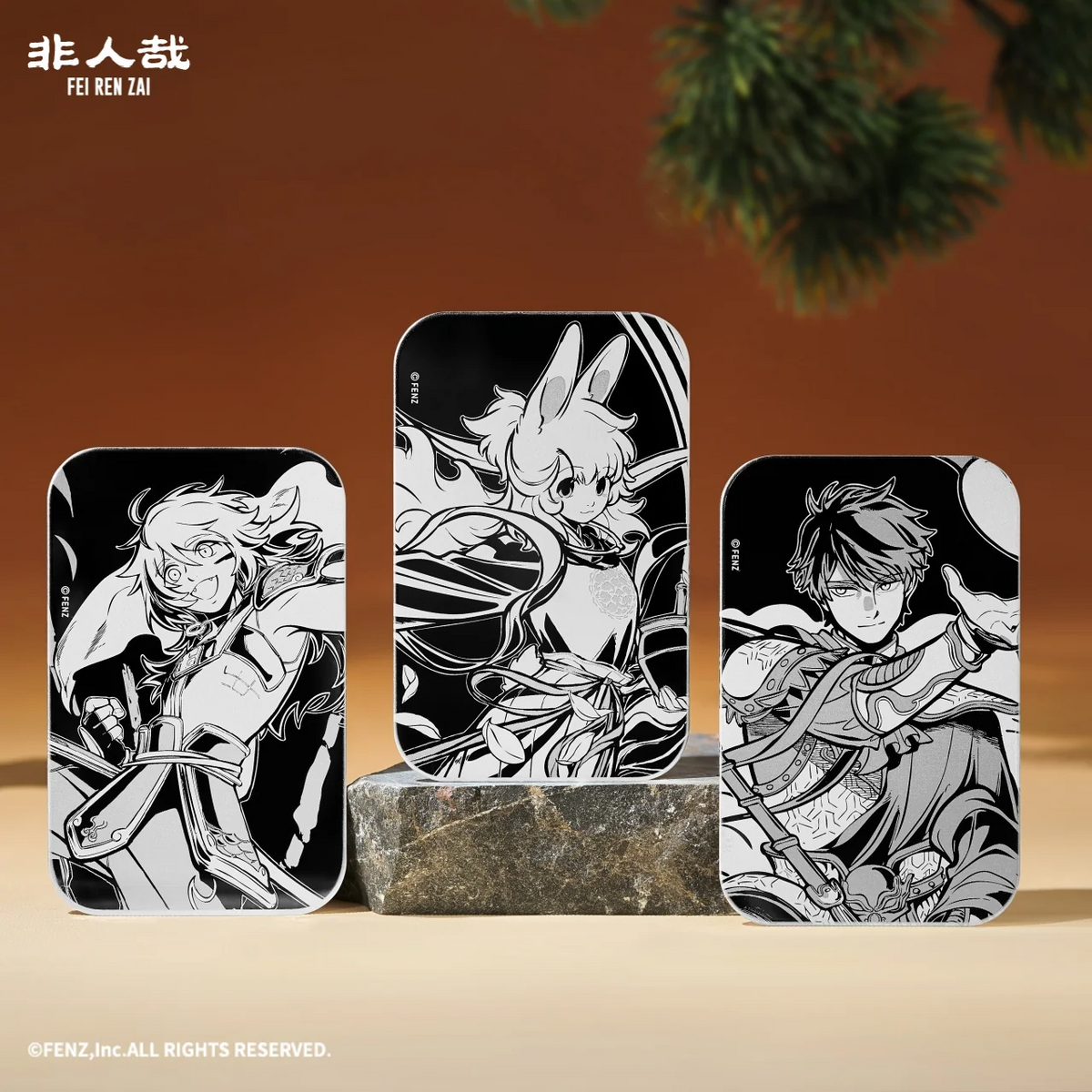 FEI REN ZAI Brush &amp; Artistry Series Blind Box - Metal Badge