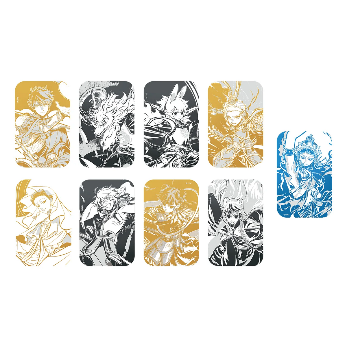 FEI REN ZAI Brush &amp; Artistry Series Blind Box - Metal Badge