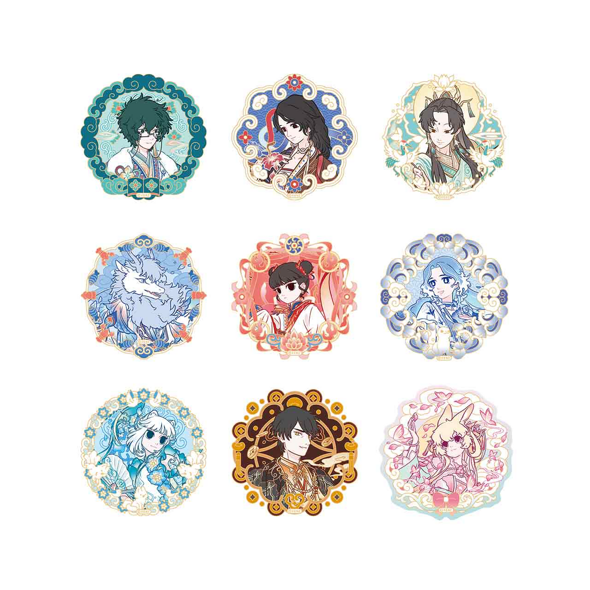 FEI REN ZAI × Jingdezhen Blind Box - Acrylic Badge