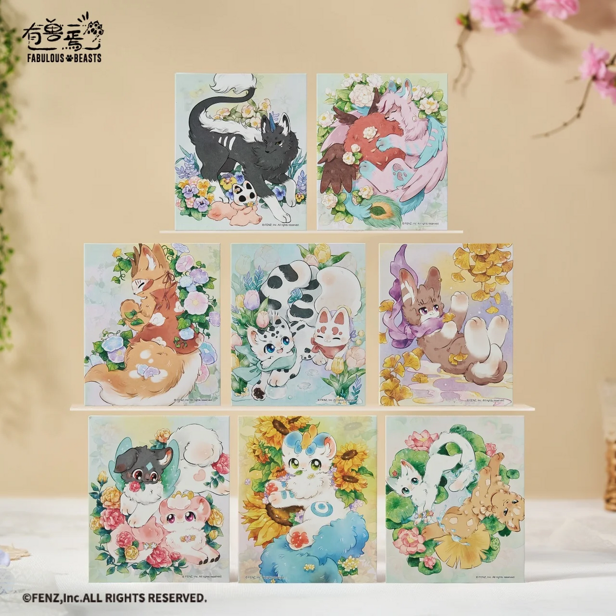 FABULOUS BEASTS Walking Nature Collection Blind Box - Shikishi Art Board