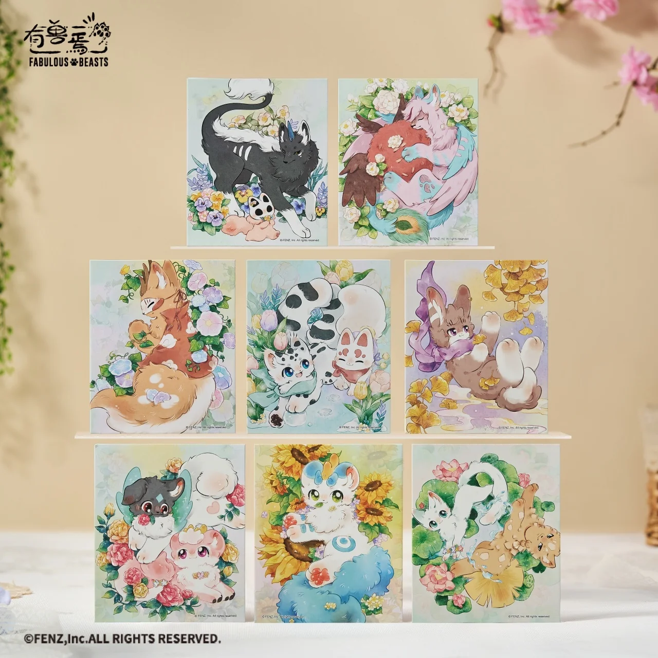 FABULOUS BEASTS Walking Nature Collection Blind Box - Shikishi Art Board