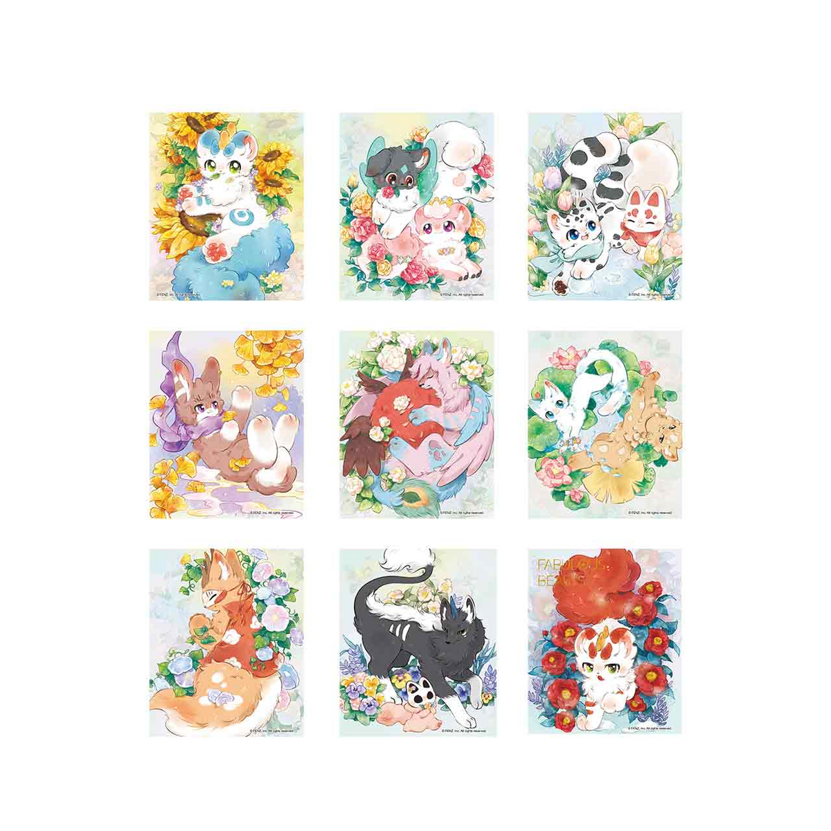 FABULOUS BEASTS Walking Nature Collection Blind Box - Shikishi Art Board
