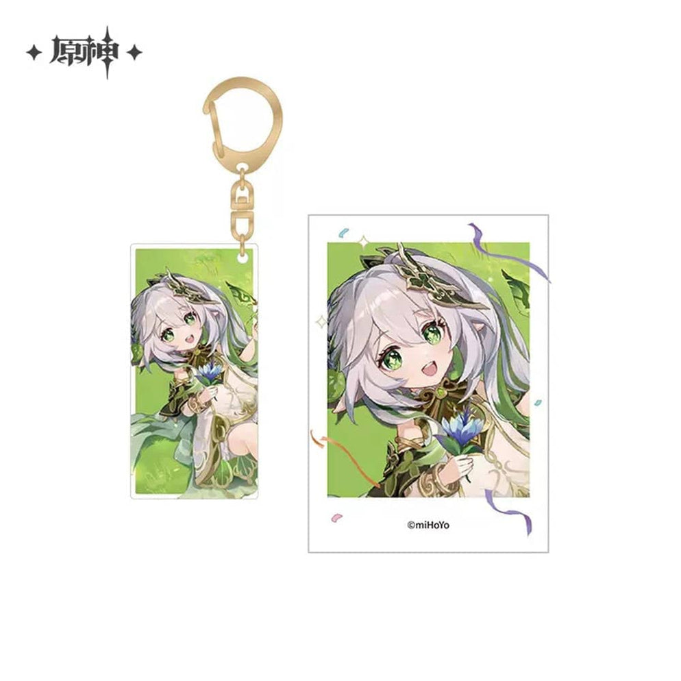 GENSHIN IMPACT GENSHIN FES 2023 CHARACTER ACRYLIC STRAP &amp; INSTANT PHOTO STYLE 2ND ANNIVERSARY