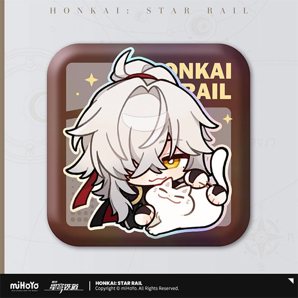 HONKAI STAR RAIL POM-POM PAVILLION SERIES SQUARE TIN BADGE