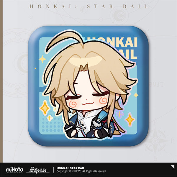 HONKAI STAR RAIL POM-POM PAVILLION SERIES SQUARE TIN BADGE