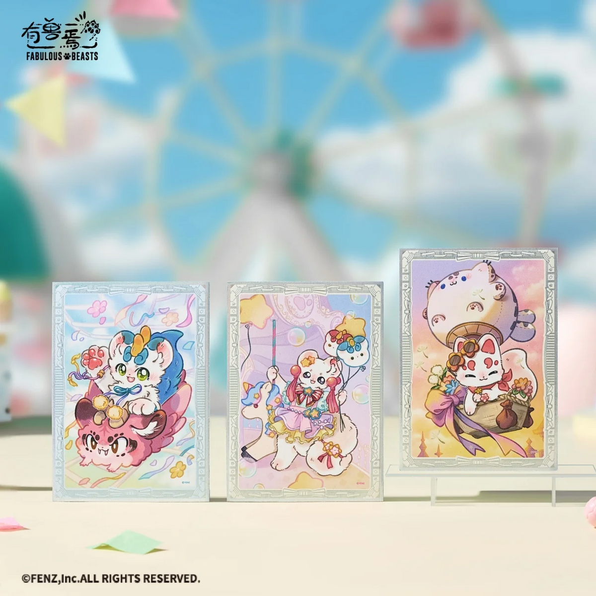 FABULOUS BEASTS Fluffy Paradise Series Blind Box - Shikishi Art Board