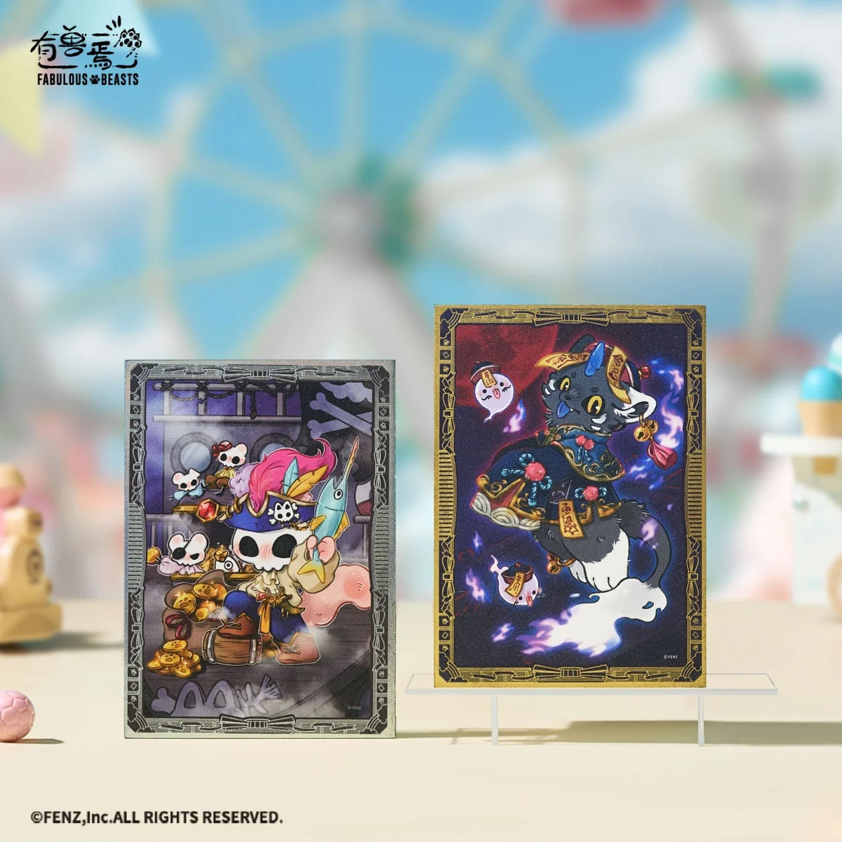 FABULOUS BEASTS Fluffy Paradise Series Blind Box - Shikishi Art Board