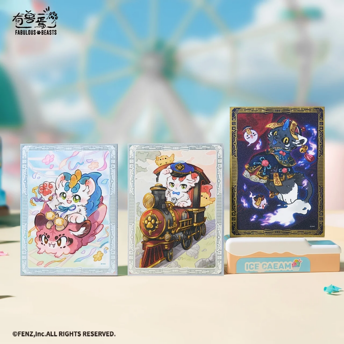 FABULOUS BEASTS Fluffy Paradise Series Blind Box - Shikishi Art Board