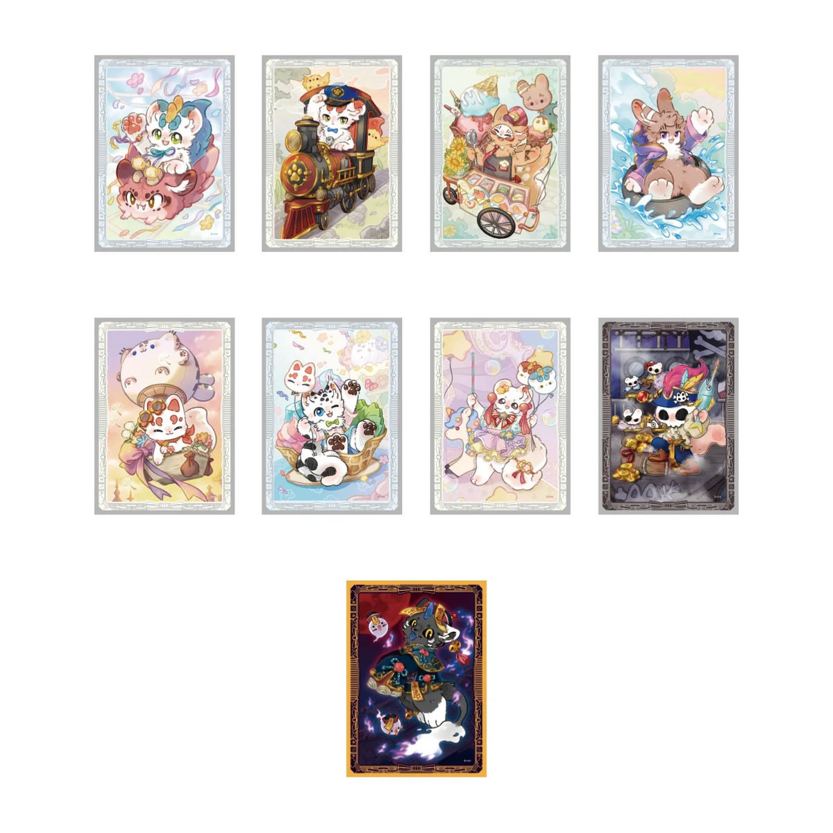 FABULOUS BEASTS Fluffy Paradise Series Blind Box - Shikishi Art Board
