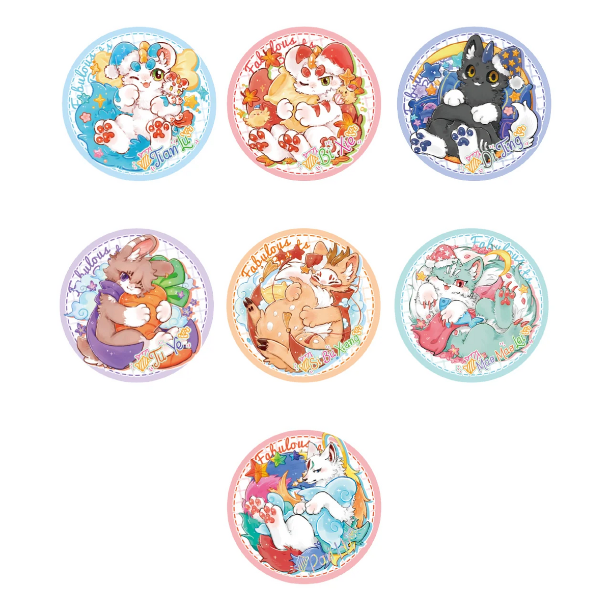 FABULOUS BEASTS Goodnight Sleep Series Badge Blind Box