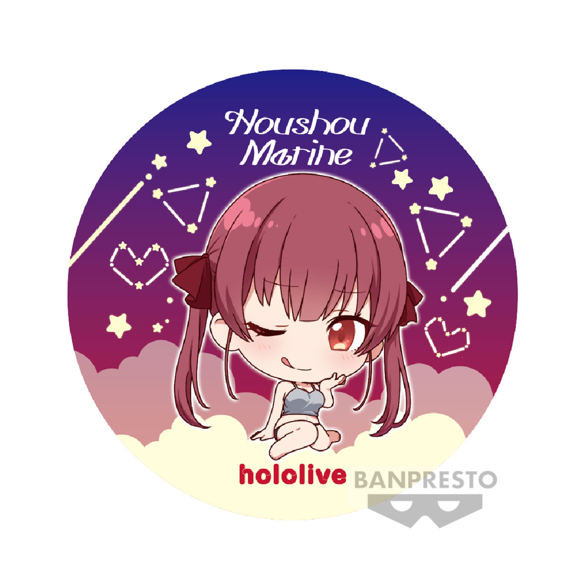 HOLOLIVE IF PETIT RELAX TIME ROUND CUSHION HOUSHOU MARINE