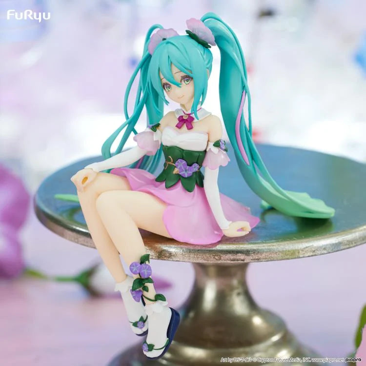 Hatsune Miku Noodle Stopper Figure Flower Fairy Morning Glory Pink Color ver