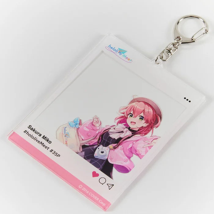 HOLOLIVE MEET SOCIAL MEDIA STYLE ACRYLIC KEYCHAIN