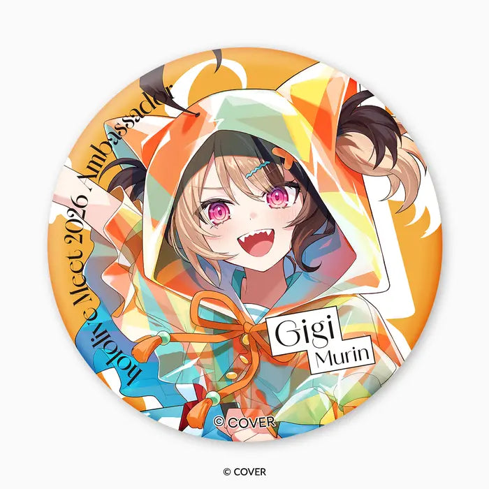 hololive Meet 2026 Holographic Tin Badge