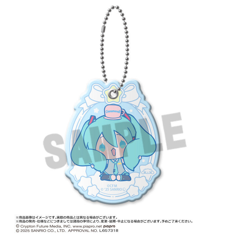 Hatsune Miku x Cinnamoroll Slide Mirror