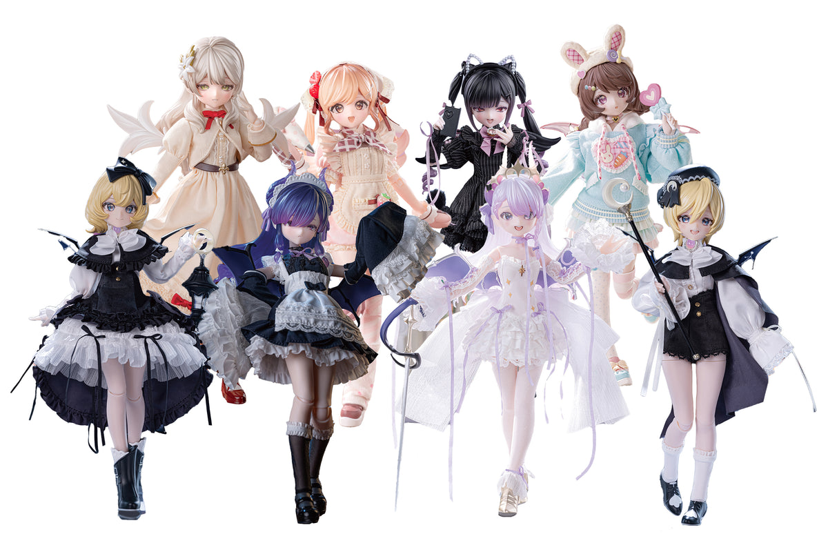 Angel &amp; Demon Light Demon Twins2 MJD Blind Doll (6 figures set)