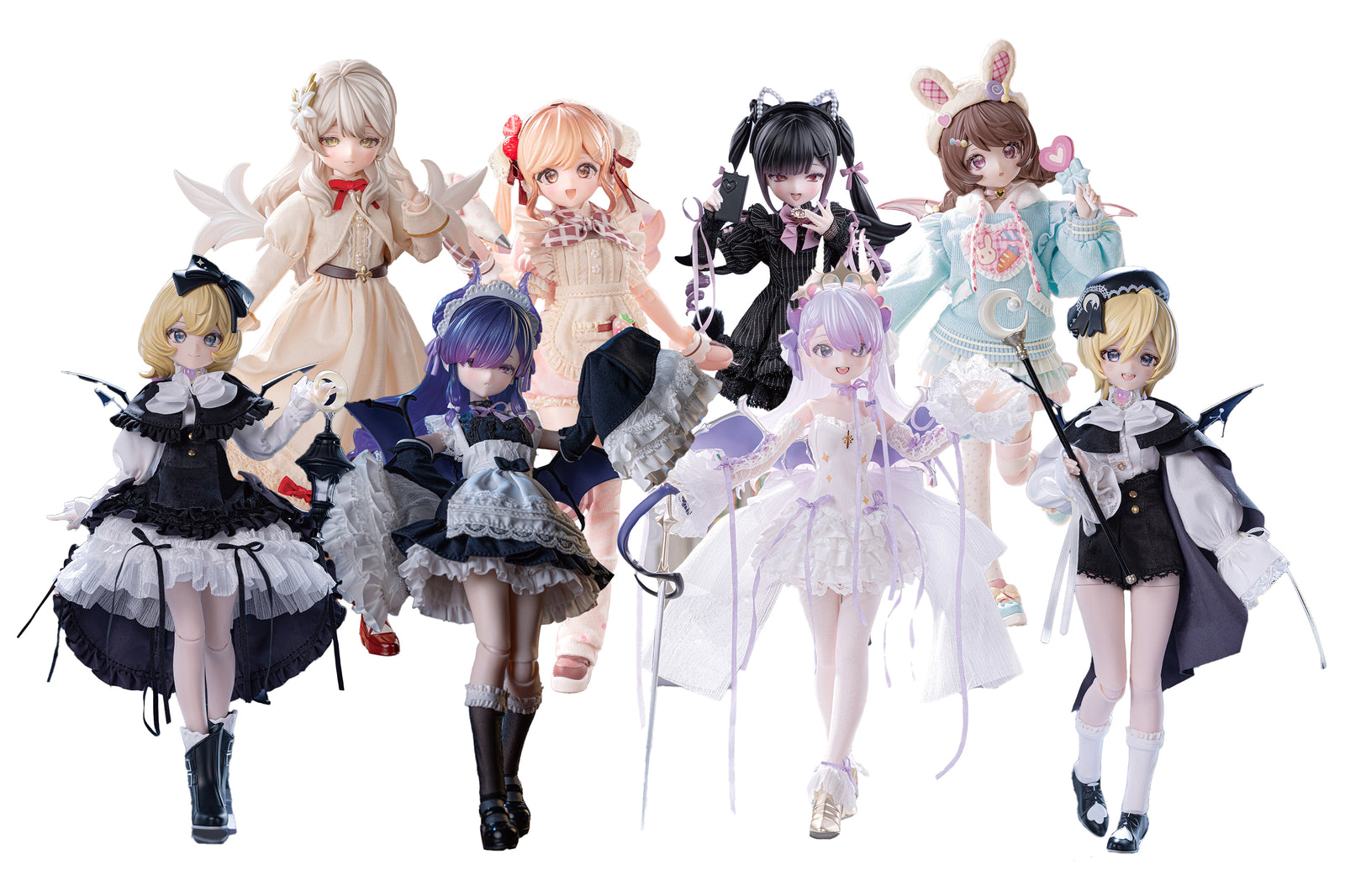 Angel & Demon Light Demon Twins2 MJD Blind Doll (6 figures set)