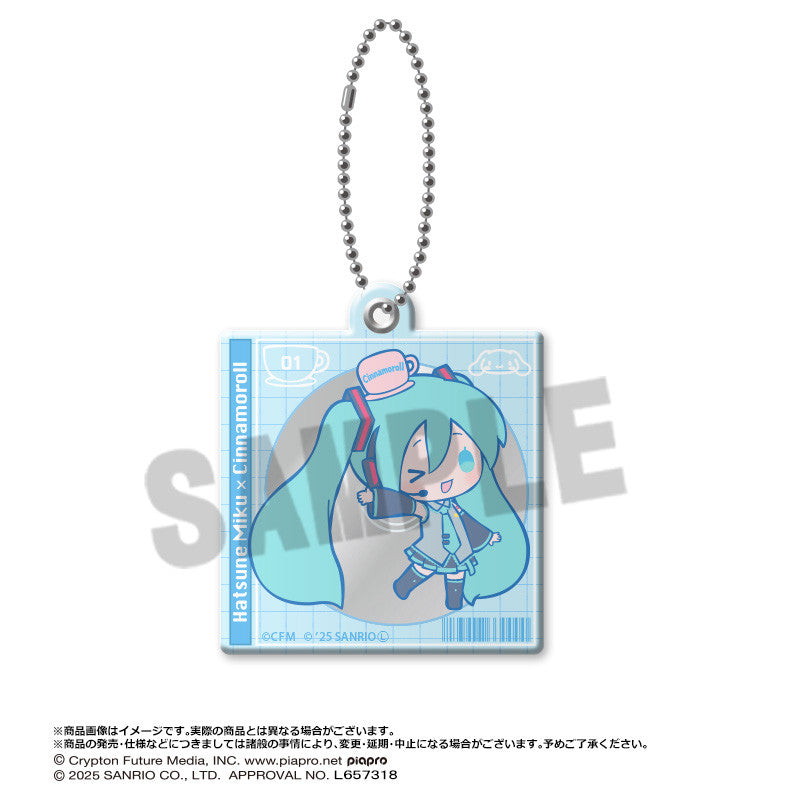 Hatsune Miku x Cinnamoroll Slide Mirror