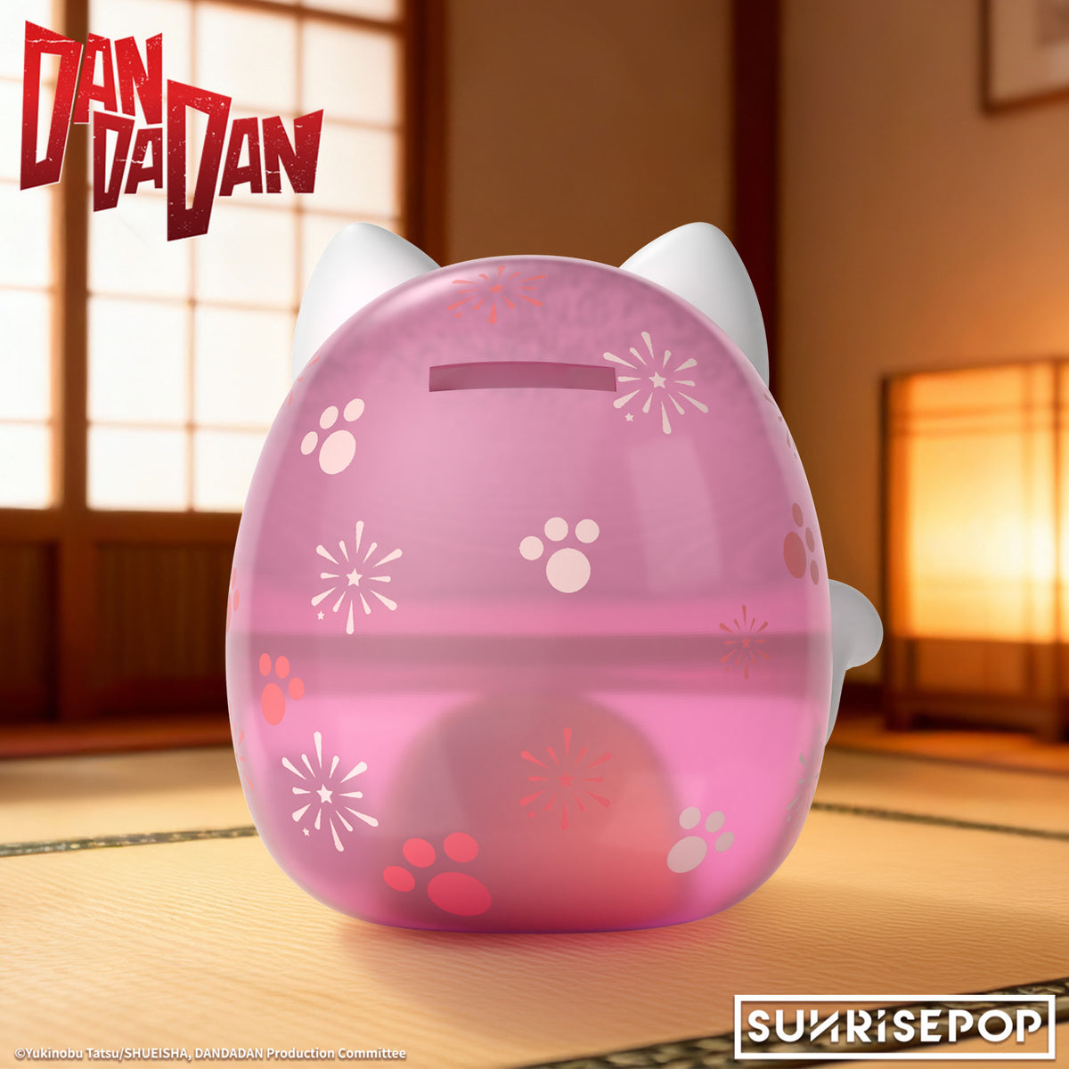 DAN DA DAN Figural Bank Dammo Pink