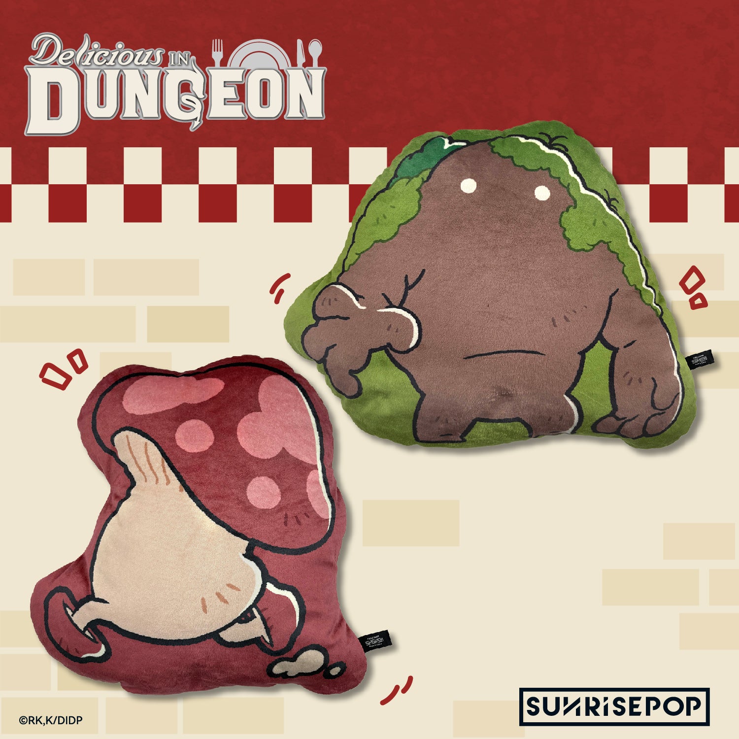 Delicious in Dungeon Cushion