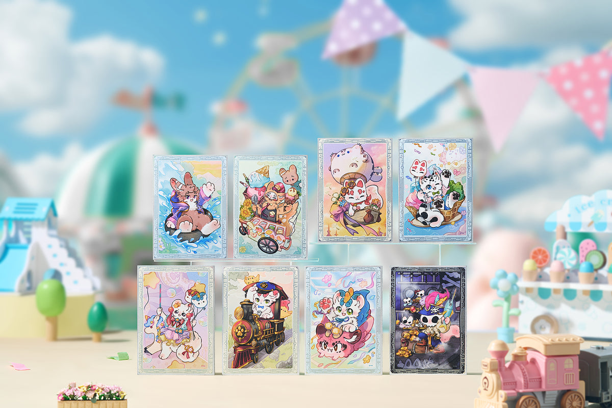 FABULOUS BEASTS Fluffy Paradise Series Shikishi Art Board Blind Box