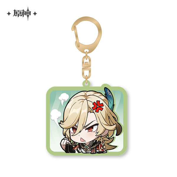 GENSHIN IMPACT CHIBI EMOJI KEYCHAIN
