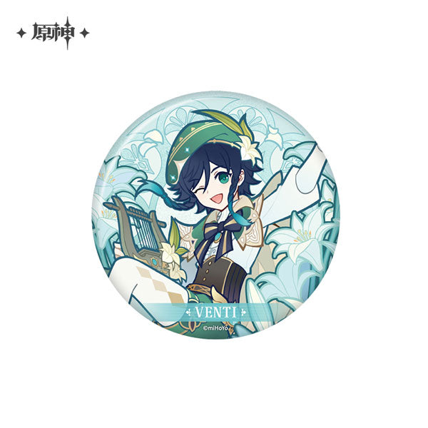 GENSHIN IMPACT WINDBLUME&#39;S BREATH CHARACTER BADGE SERIES