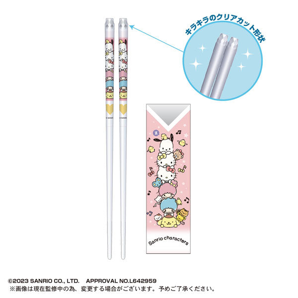 Sanrio Characters Clear Chopsticks A pattern