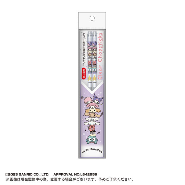 Sanrio Characters Clear Chopsticks B pattern