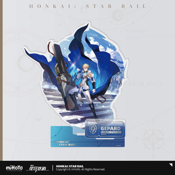 HONKAI STAR RAIL CHARACTER ILLUSTRATION ACRYLIC STAND SERIES THE PRESERVATION PATH