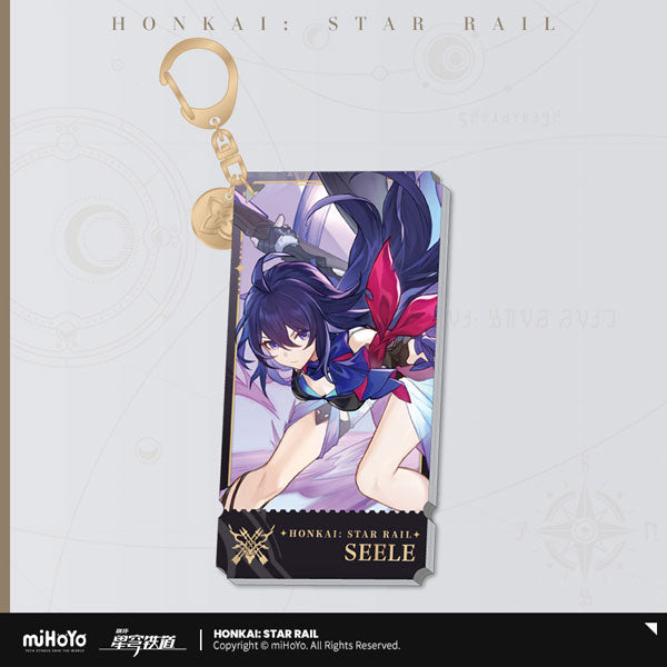 HONKAI STAR RAIL CHARACTER ILLUSTRATION ACRYLIC KEYCHAIN THE HUNT PATH