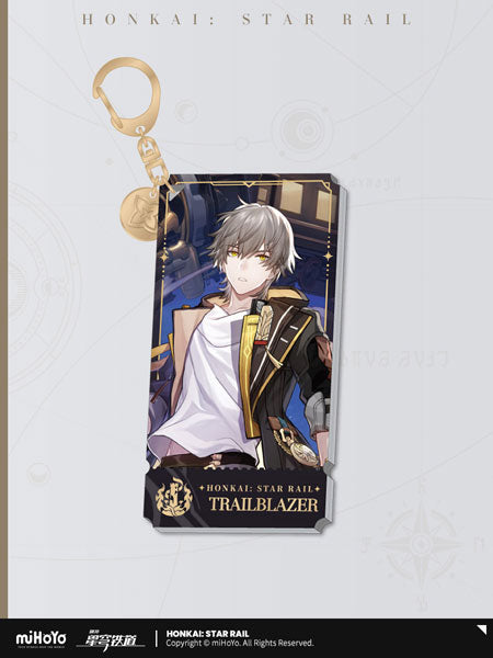 HONKAI STAR RAIL CHARACTER ILLUSTRATION ACRYLIC KEYCHAIN DESTRUCTION PATH