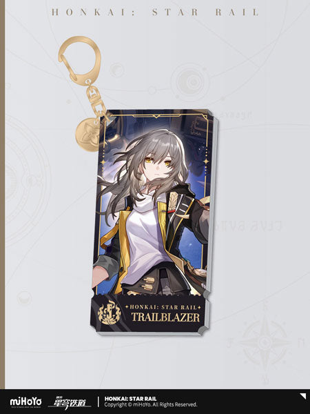 HONKAI STAR RAIL CHARACTER ILLUSTRATION ACRYLIC KEYCHAIN DESTRUCTION PATH