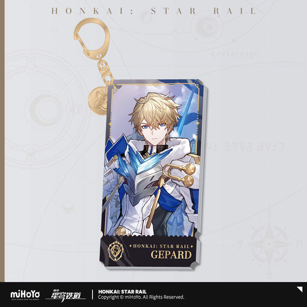 HONKAI STAR RAIL CHARACTER ILLUSTRATION ACRYLIC KEYCHAIN THE PRESERVATION PATH