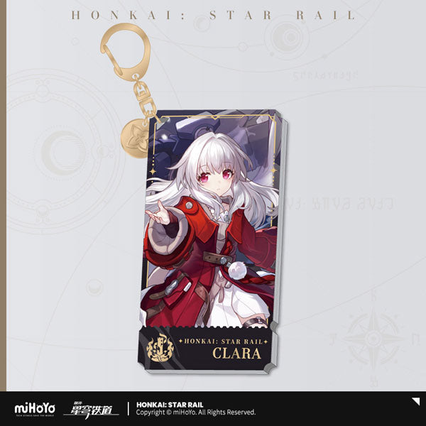 HONKAI STAR RAIL CHARACTER ILLUSTRATION ACRYLIC KEYCHAIN DESTRUCTION PATH
