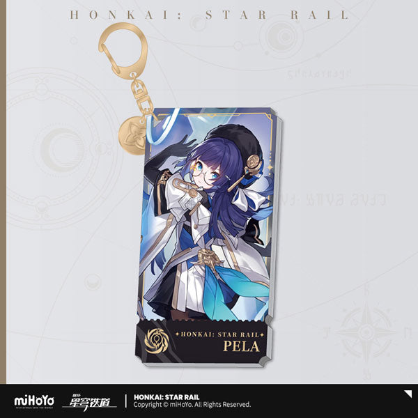 HONKAI STAR RAIL CHARACTER ILLUSTRATION ACRYLIC KEYCHAIN THE NIHILITY PATH